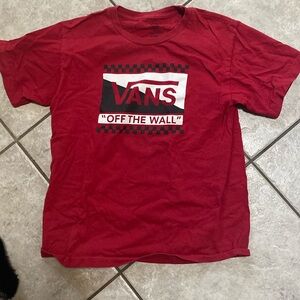 Boys vans graphic tee slightly used